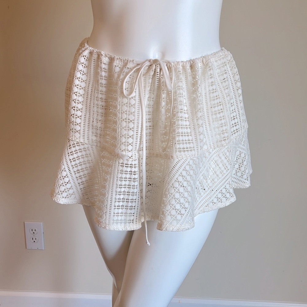 2 Pc. Wild Fable Bikini Bottom and Crochet Cover Up Mini Skirt Women’s.